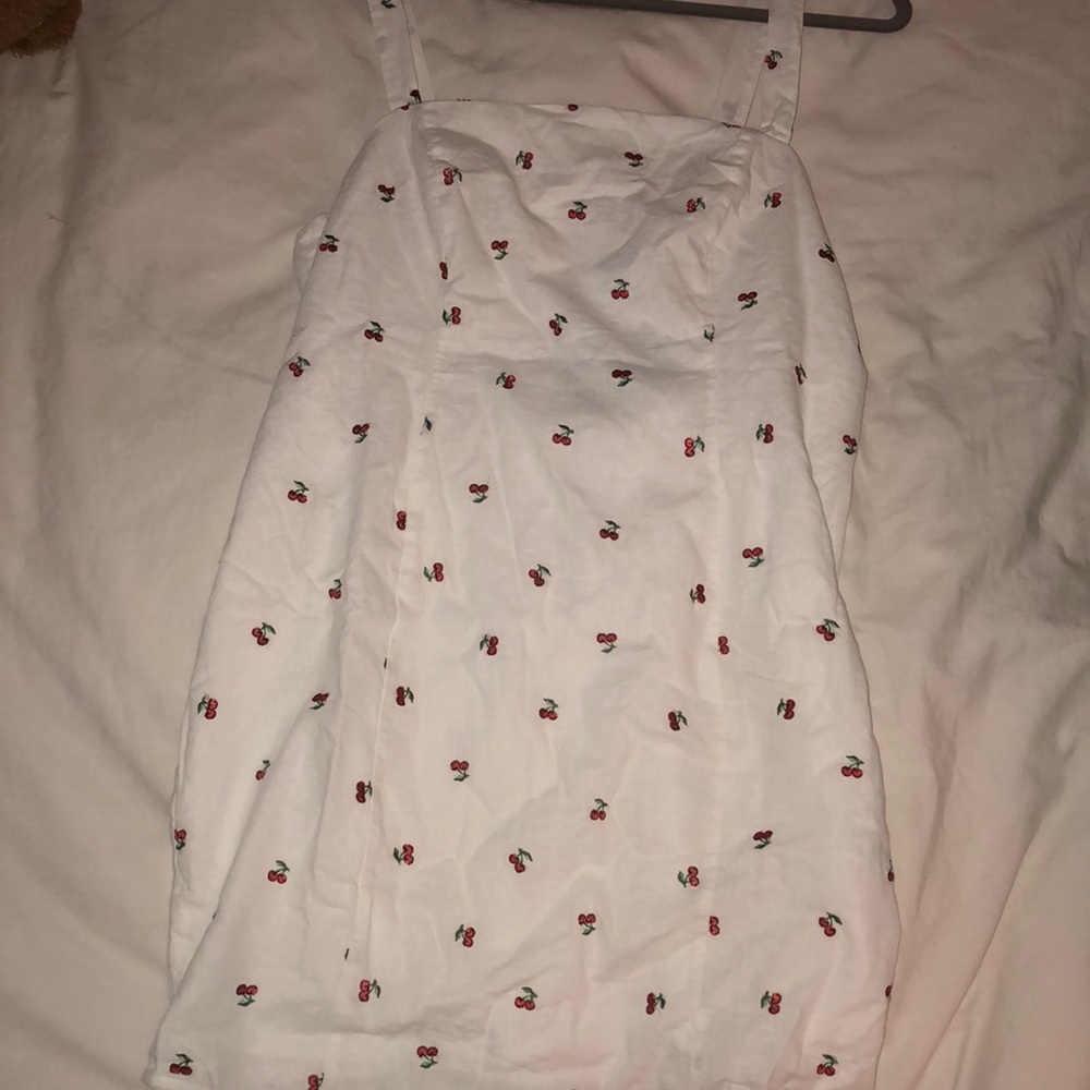 BRAND NEW plus size embroidered cherry dress